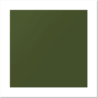 Avocado Green Solid Color Posters and Art